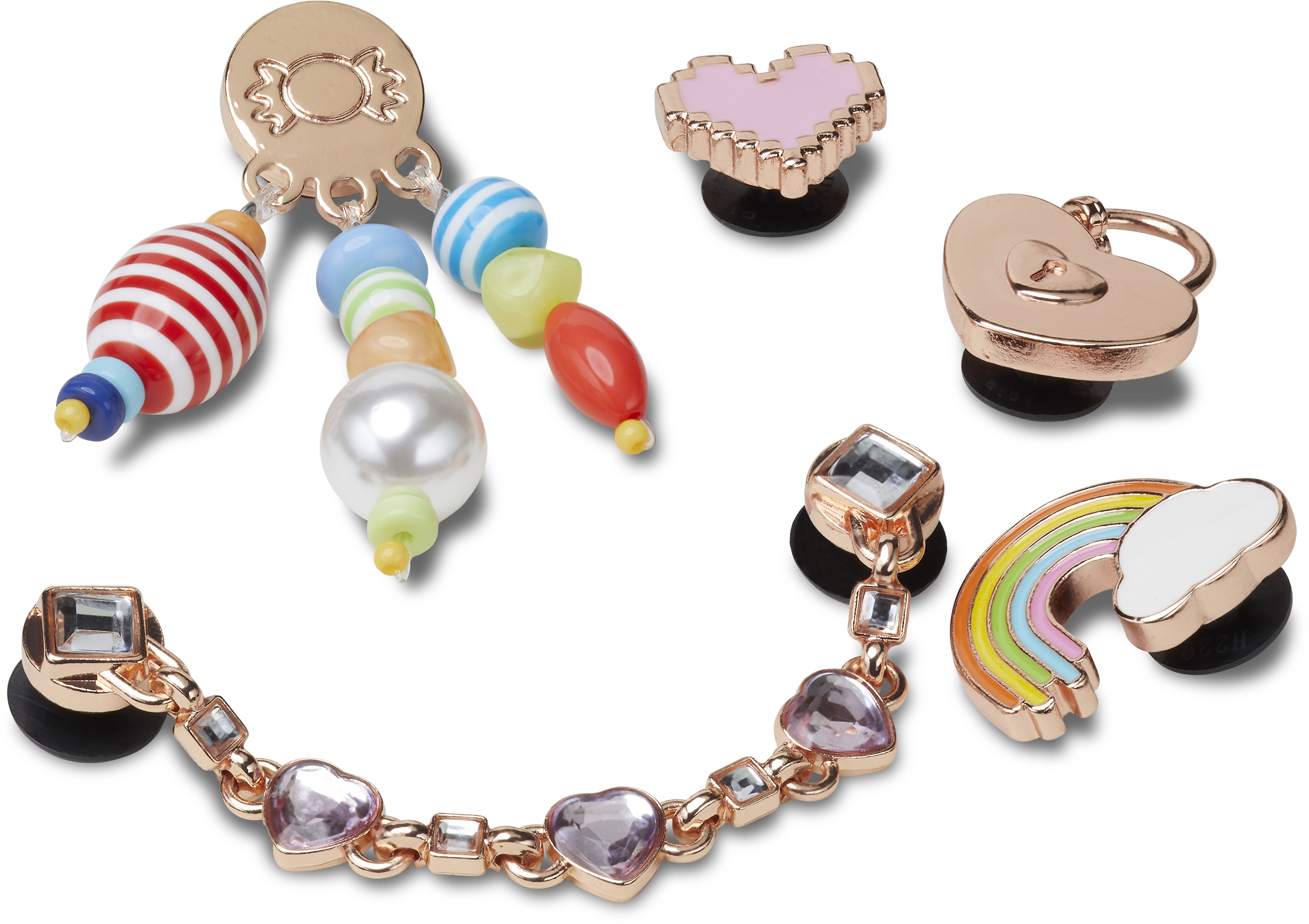 SHINE LIKE A DIAMOND 5 PACK JIBBITZ CHARMS image number null