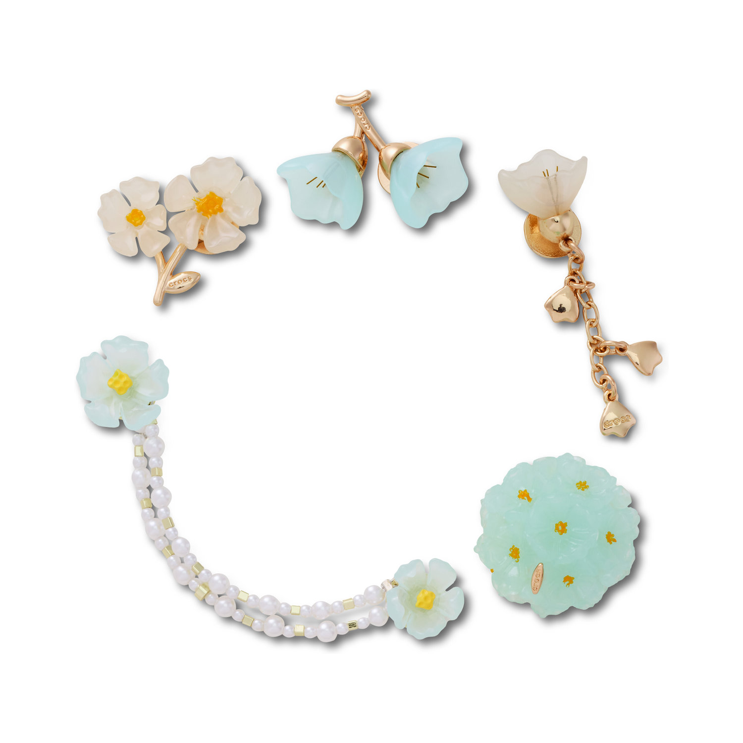 BLUE DAINTY FLORAL 5 PACK