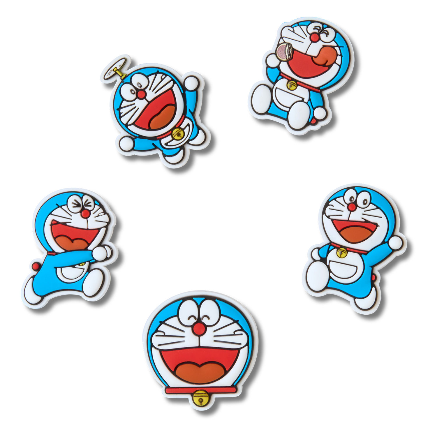 DORAEMON 5 PACK JIBBITZ CHARMS