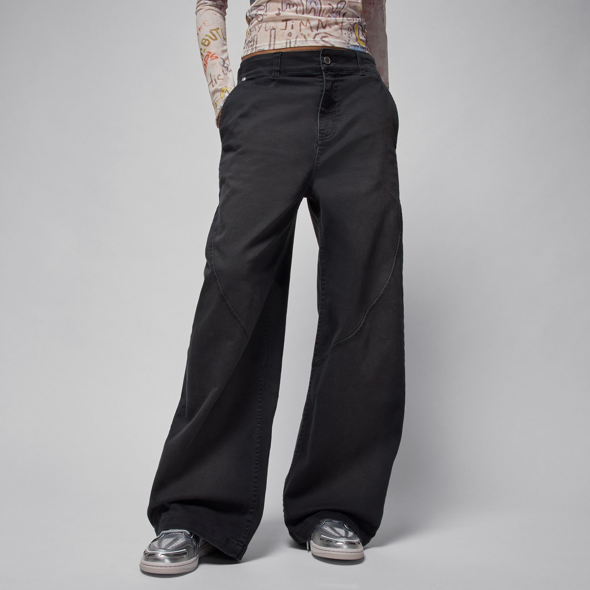 W J FLT BARREL PANT