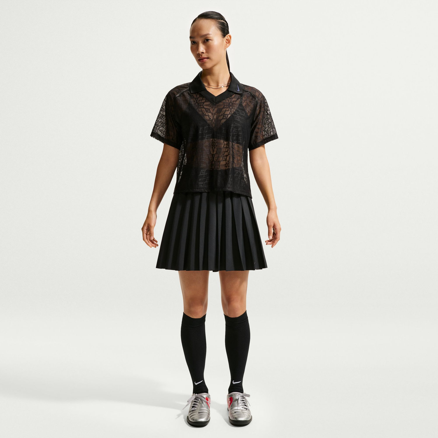 AS W NSW KNIFE PLEAT SKIRT
