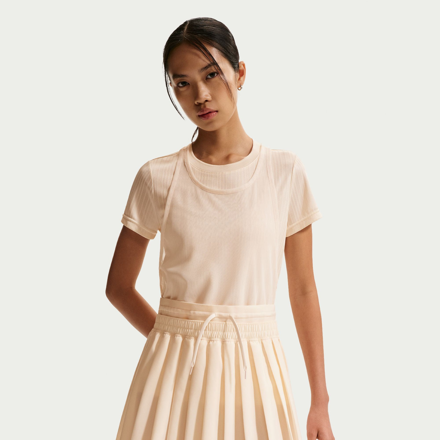 AS W NSW KNIFE PLEAT SKIRT image number null
