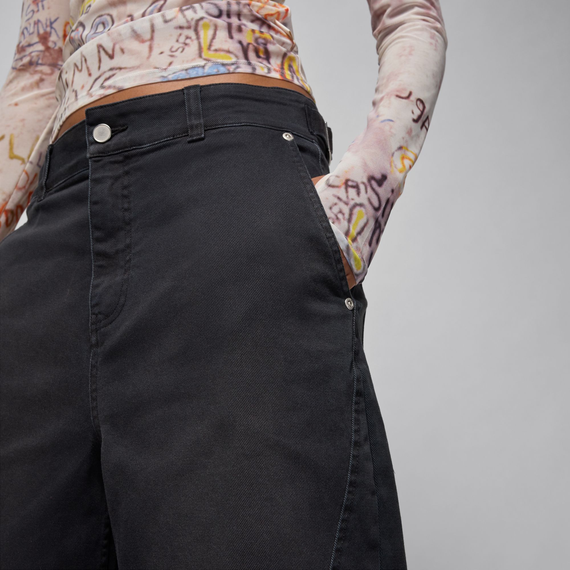 W J FLT BARREL PANT image number null